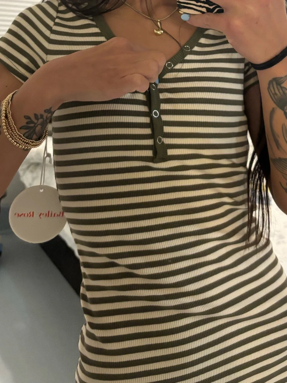 Free People Henley Mini Dress